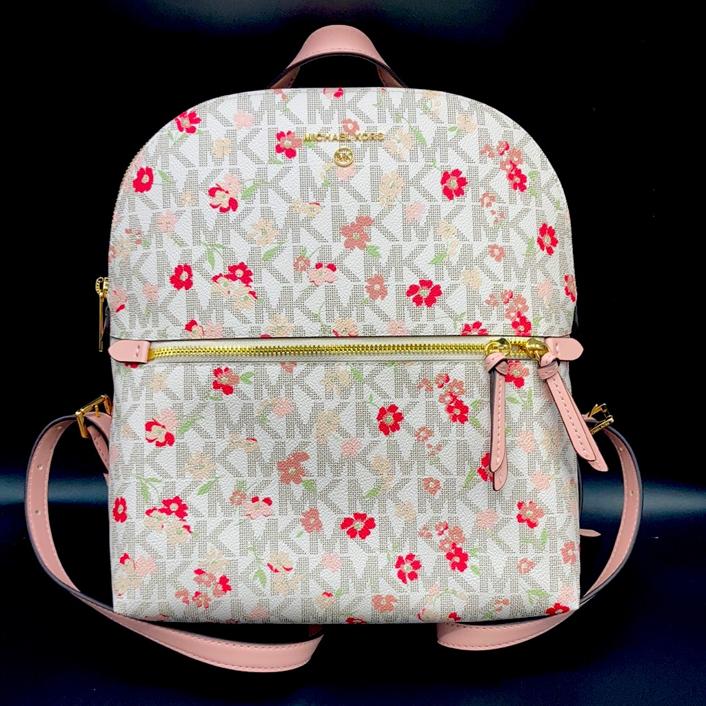 Firm Michael Kors Slim Spring Flowers Monogram Backpack